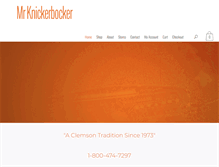Tablet Screenshot of mrknickerbocker.com